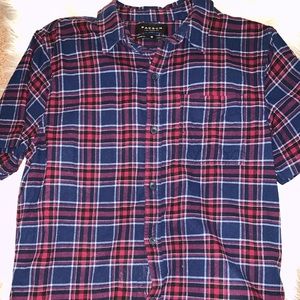 Pacsun short sleeve flannel.